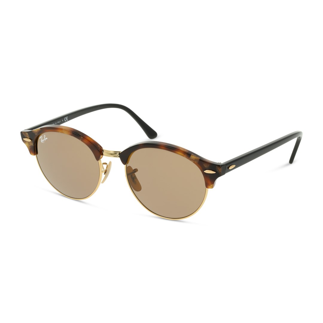 Ray-Ban Clubround Classic RB4246 - Rond Bruin