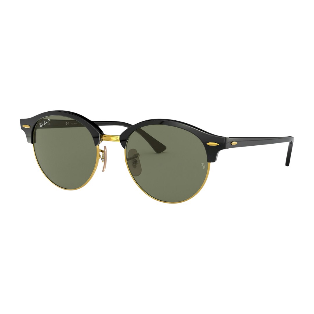 Ray-Ban Clubround Classic RB4246 - Rond Zwart