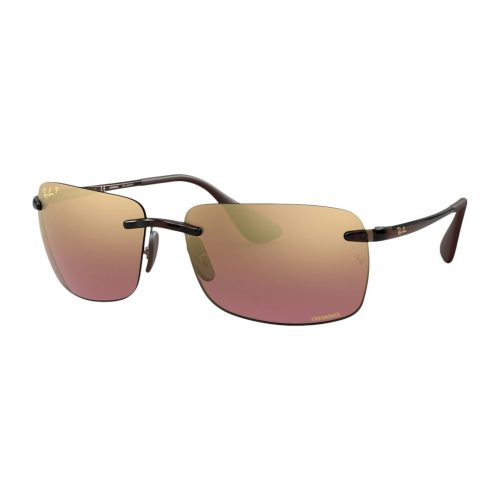 Ray-Ban Chromance RB4255 Heren - Rechthoekig Bruin Polarized glazen