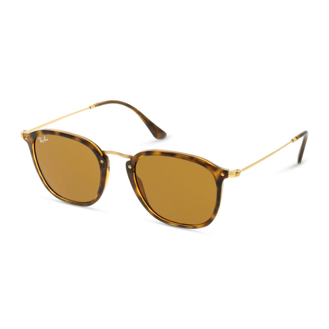 Ray-Ban RB2448N - Rechthoekig Bruin