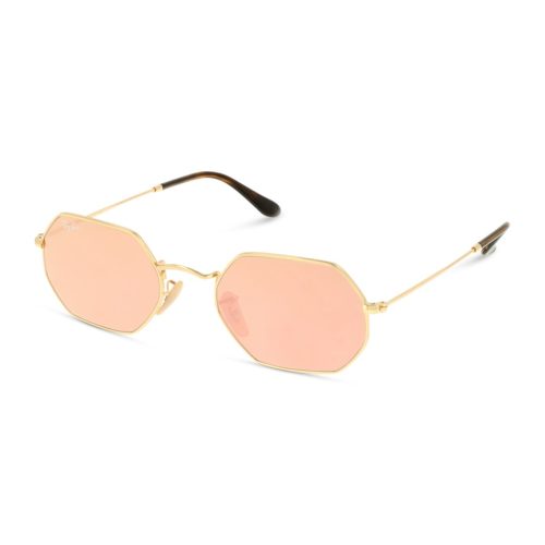 Ray-Ban Octagonal Classic RB3556N - Hoekig Goud Spiegel glazen