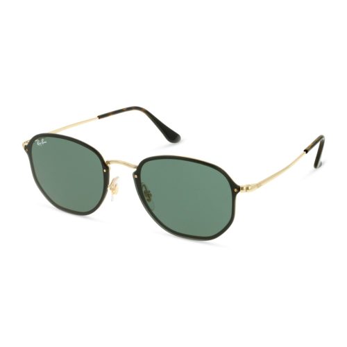 Ray-Ban Blaze Hexagonal RB3579N - Rechthoekig Goud Zwart