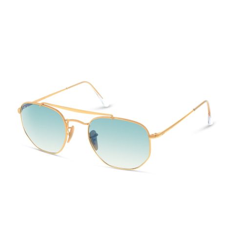 Ray-Ban Marshal RB3648 - Hoekig Goud Polarized glazen