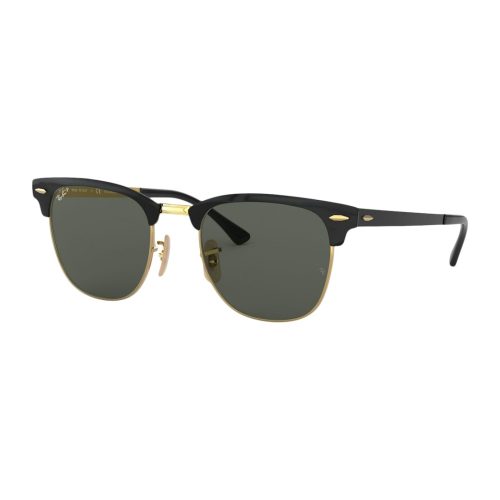 Ray-Ban Clubmaster Metal RB3716 - Vierkant Zwart Polarized glazen