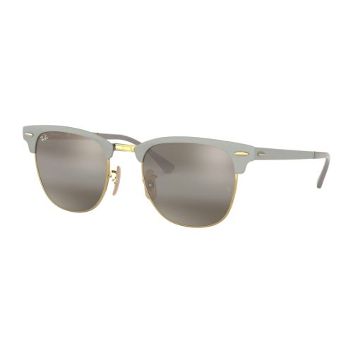 Ray-Ban Clubmaster Metal RB3716 - Vierkant Goud Spiegel glazen