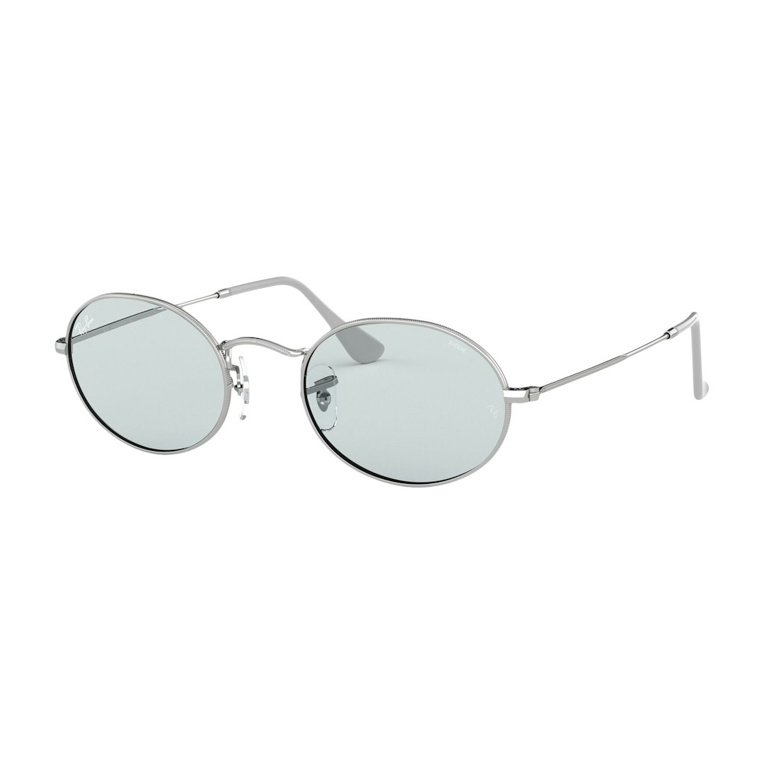 Ray-Ban Oval Solid Evolve RB3547 - Ovaal Zilver