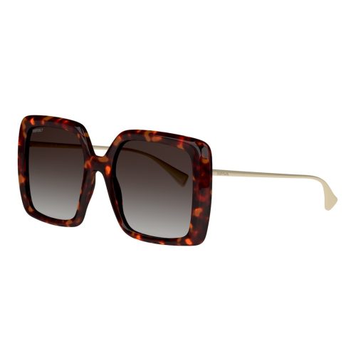 Unofficial UO6163 Dames - Vierkant Havana Polarized glazen