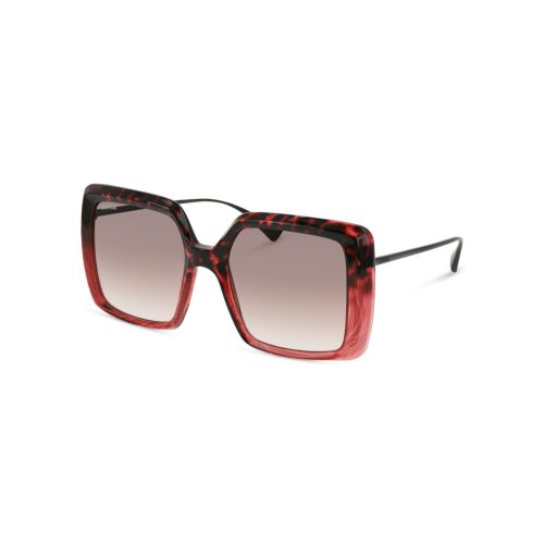 Unofficial UO6163 Dames - Vierkant Roze Havana Polarized glazen