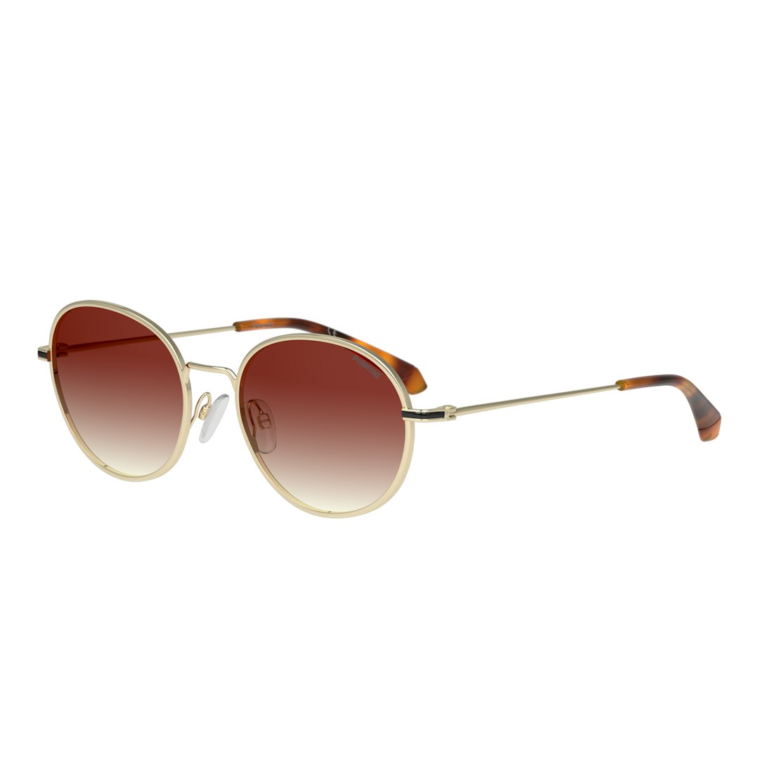 Polaroid PLD 6105/S/X - Rond Goud Polarized glazen