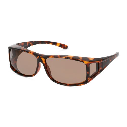 GV Library DBSBM84 Heren - Rechthoekig Havana Polarized glazen