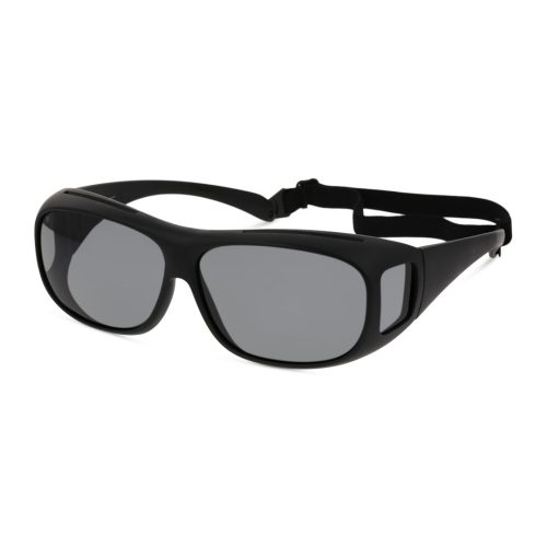 GV Library SOEM19 Heren - Rechthoekig Zwart Polarized glazen